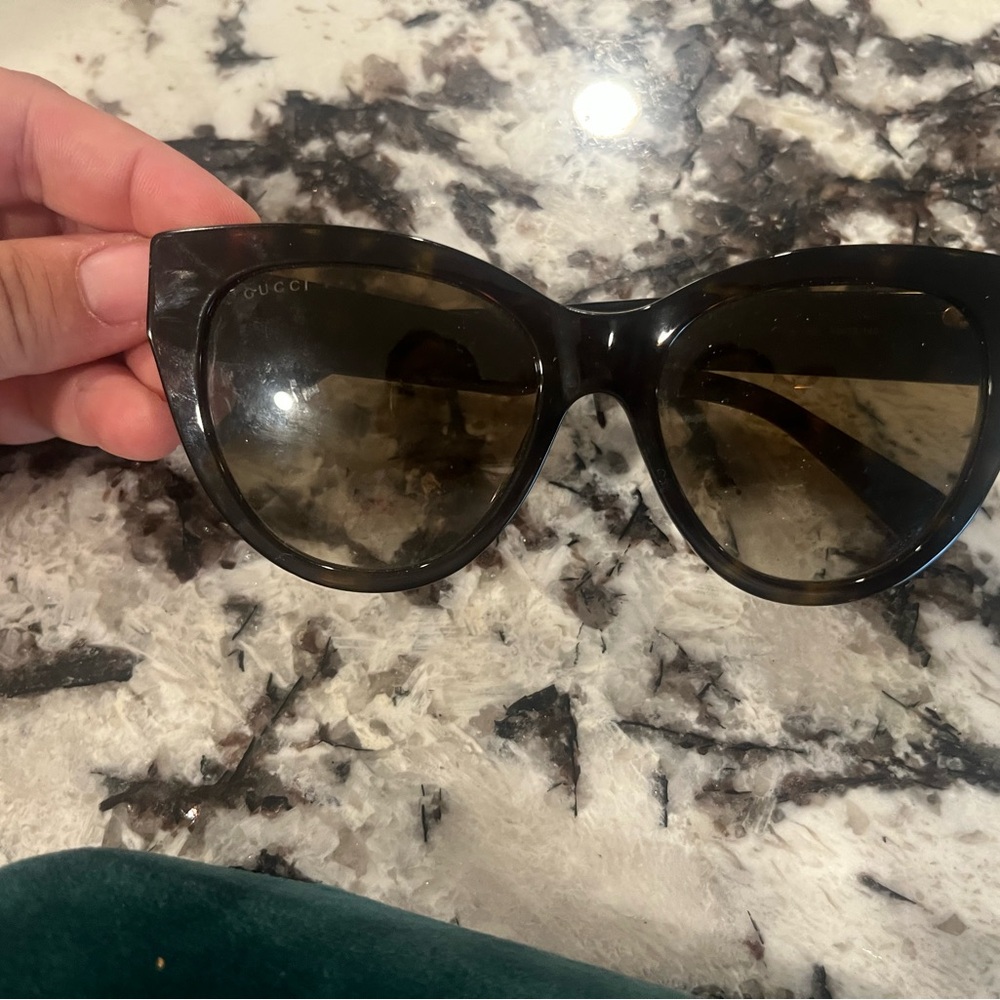 Gucci Brown Cat-Eye Sunglasses